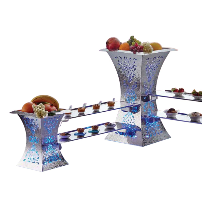 Arabic bar led lighting hotel restaurant catering decorations metal display stands