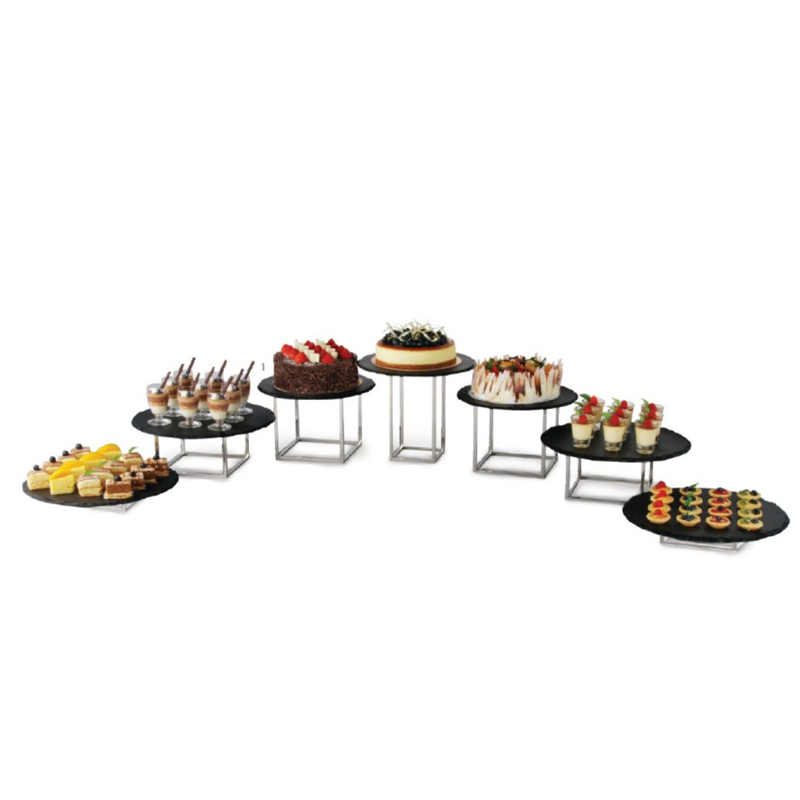 Hotel restaurants kitchen equipment catering stand display food buffet risers for wedding party
