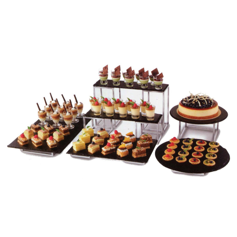 Guangzhou restaurant equipment supplies wedding banquet buffet food dessert display stands 